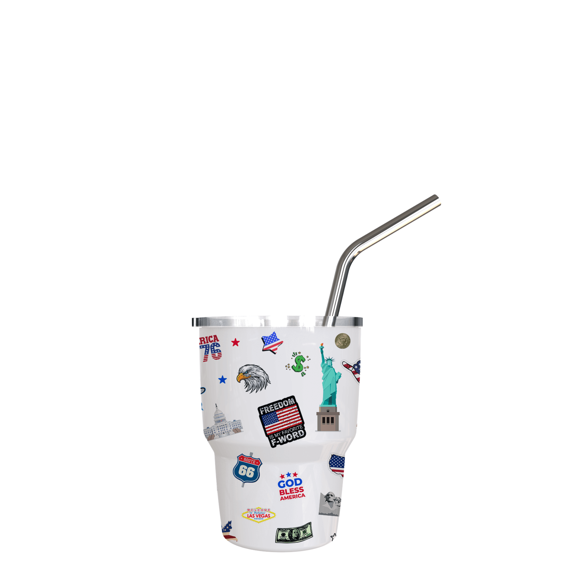 Patriotic Tumbler Shot 2oz