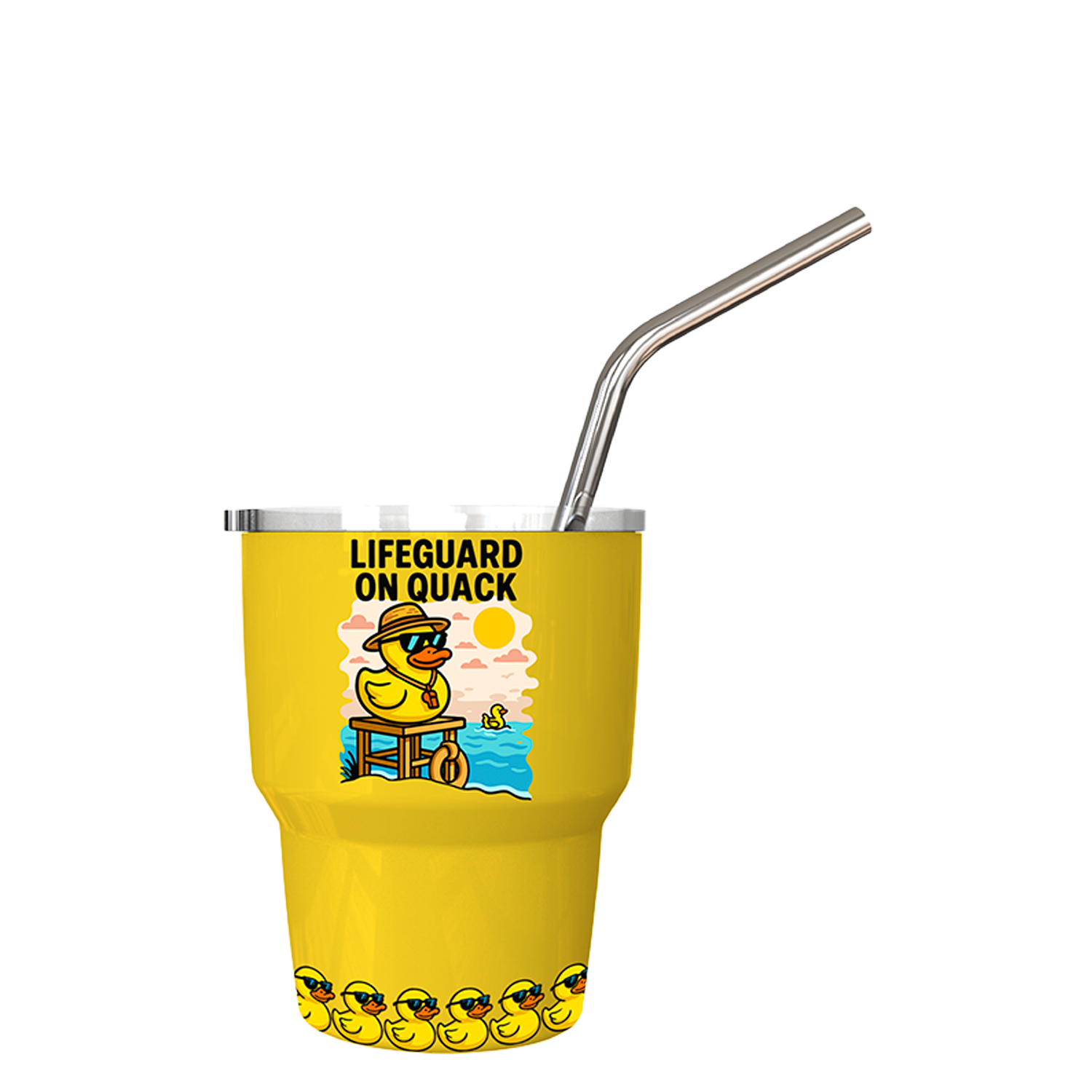 Beach Ducks Tumbler Shot 2oz