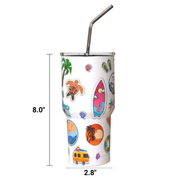 Beach Tumbler Cup 30oz